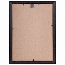 Рамка 21х30 см небьющаяся, пластик, багет 20 мм, BRAUBERG "HIT3", синий мрамор с двойной позолотой, 390988