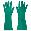 Перчатки нитриловые КЩС, ULTRA STRONG, хим. устойчивые, с хлопковым напылением, зеленые, р-р 8-8,5 M (средний), RABBITEX (РАББИТЕКС), 700911
