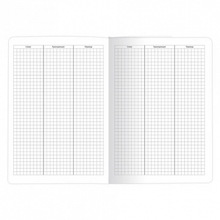 Тетрадь-словарь для записи иностранных слов, А5, 60 л., КОЖЗАМ, сшивка, клетка, "Travel", BRAUBERG, 404037