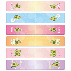 Закладки для книг МАГНИТНЫЕ, "5 ДИЗАЙНОВ МИКС", 6 штук, 60x20 мм, FUNSTER (ФАНСТЕР), 116652