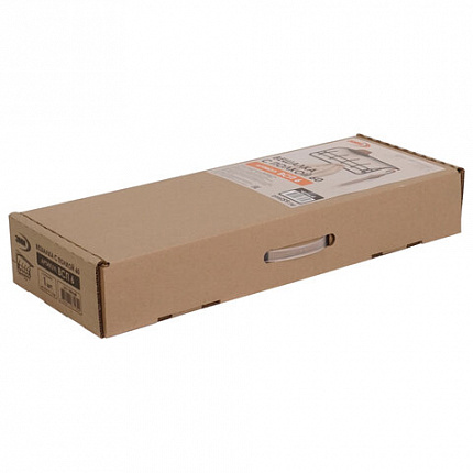 Вешалка настенная с полкой "ВСП6", 265х600х220 мм, 5 крючков, металл, черная, ВСП 6 Ч