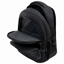 Рюкзак BRAUBERG CONCEPT универсальный, 2 отделения, светоотражающий принт, "Night city", 45х30х18 см, 272582