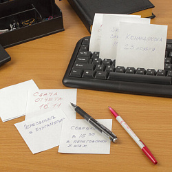 Блок для записей непроклеенный, 9х9х9 см, плотность 55 г/м2, белизна 70-80%, STAFF, 126575