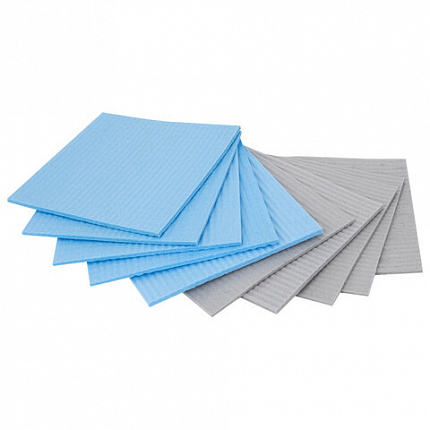 Салфетки губчатые для уборки кухни 15х15 см, ЦЕЛЛЮЛОЗНЫЕ, КОМПЛЕКТ 10 шт., 5 серых / 5 голубых, LAIMA, 700263