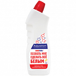 Средство для отбеливания, дезинфекции и уборки 1 л, БЕЛИЗНА-ГЕЛЬ "Лимон" (хлора 5%), концентрат, 203308