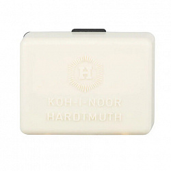 Ластик-клячка KOH-I-NOOR, 37х25х10 мм, серый, мягкий, натуральный каучук, пластиковый футляр, 6427015001KD