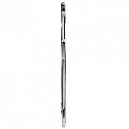 Стул складной глянцевый черный BRABIX "Style CF-015", хромированный каркас, пластик, 533248