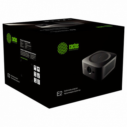Проектор CACTUS CS-E2.SG, DLP, 1920x1080, 16:9, 3500 лм, 200000:1, 4,2 кг