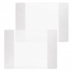 Обложка ПВХ для учебников Петерсон, Моро, Гейдмана, Капельки солнца, СУПЕРПЛОТНАЯ, 180 мкм, 265х420 мм, прозрачная, ПИФАГОР, 227434