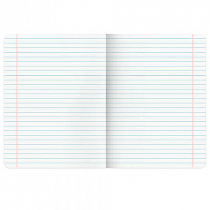 Тетрадь 18л. BRAUBERG КЛАССИКА NEW линия, обложка картон, СИНЯЯ, 107781