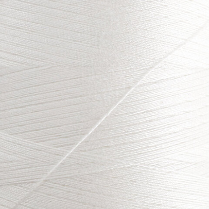 Нитки швейные 40/2 5000 ярд. (4572 м), Набор 4 белых, DEVELIA (Девелиа), 665427