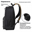 Рюкзак BRAUBERG FASHION CITY универсальный, 2 отделения, "Norm", черный, 46х31х15 см, 272573
