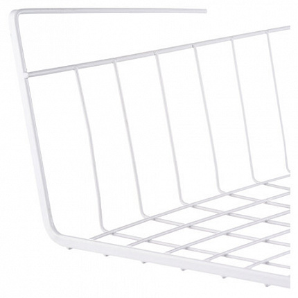 Корзина подвесная (органайзер) металлическая, для шкафов и полок, 40х24х13,5 см, LAIMA HOME 607999