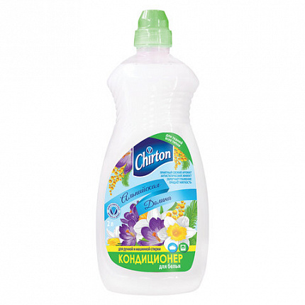 Кондиционер-ополаскиватель для белья 2 л, CHIRTON (Чиртон), "Альпийская долина"