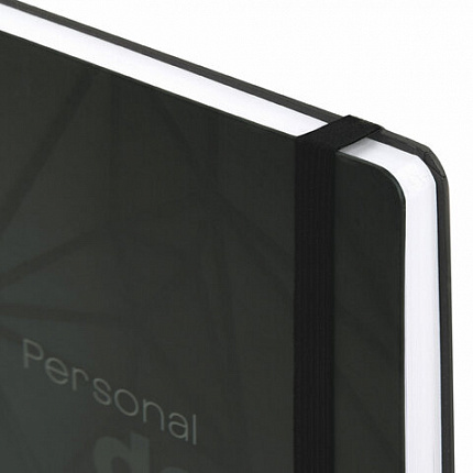 Ежедневник недатированный с резинкой А5 145х203 мм, BRAUBERG, твердый, 128 л., "Personal day", 116285