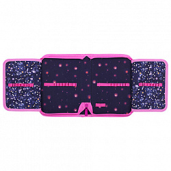 Пенал BRAUBERG, 1 отделение, 2 откидные планки, полиэстер, 21х14 см, "Tiny beauty", 273527