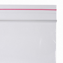 Пакеты с замком ZIP LOCK "зиплок", комплект 100 шт., 400х500 мм, ПВД, толщина 40 микрон, BRAUBERG, 606219