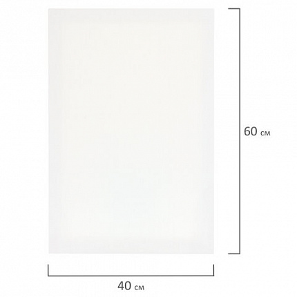 Холст на подрамнике BRAUBERG ART CLASSIC, 40х60 см, 420 г/м2, 45% хлопок 55% лен, среднее зерно, 191658