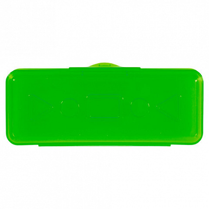 Пенал пластиковый ПИФАГОР тонированный, ассорти 4 цвета, 20х7х4 см, 228113