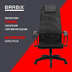 Кресло офисное BRABIX PREMIUM "Ultimate EX-800" пластик, плотная двойная сетка Х2, черное, 532914