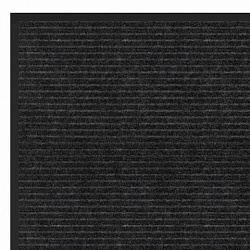 Коврик придверный 40х60 см, ЧЕРНЫЙ, влаго-грязезащитный, 450 г/м2, ребристый, PRIMILA (ПРИМИЛА) EXTRA, 701027