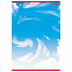 Тетрадь А4, 48 л., HATBER, скоба, клетка, выборочный лак, "СТИХИИ ПРИРОДЫ" (микс), 012804, 48Т4вмB3