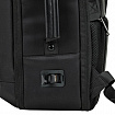 Рюкзак-сумка HEIKKI PRIORITY (ХЕЙКИ) с отделением для ноутбука, 2 отделения, черный, 45x31x15 см, 272587