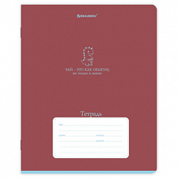 Тетрадь 18 л. BRAUBERG клетка, обложка картон, PHRASES, 107784