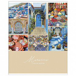 Тетрадь А5, 48 л., HATBER-ECO скоба, офсет №2 ЭКОНОМ, клетка, обложка мелованная бумага, "Travelbook", 075793, 48Т5D1