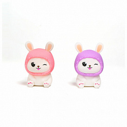 Игрушка-антистресс "МИЛЫЙ ЗАЙКА", 10,5 см, ассорти, 2 цвета, дисплей, JOLLY JOT (ДЖОЛЛИ ДЖОТ), 665794