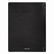 Тетрадь на кольцах БОЛЬШАЯ А4 (240х310 мм), 120 л., под кожу, BRAUBERG VISTA, Black, 404512