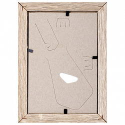 Рамка 10х15 см, небьющаяся, STAFF "Grand", багет 18 мм, цвет "капучино", МДФ, 391209