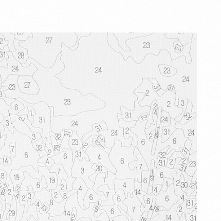 Картина по номерам 40х50 см, ОСТРОВ СОКРОВИЩ "Пейзаж с рекой", на подрамнике, акрил, кисти, 663289