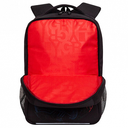 Рюкзак GRIZZLY школьный, анатомическая спинка, 2 отделения, для мальчиков, "SMART", 39х26х19 см, RB-556-2/1