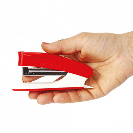 Степлер №10 BRAUBERG "METROPOLIS", до 20 листов, с антистеплером, ассорти, 228751