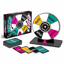 Игра настольная "Колесо Кринжа" для взрослых, 160 карточек, 18+, 10КОР, 6024