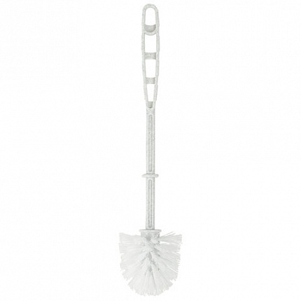 Ершик для унитаза с подставкой, угловой, "Блеск", белый мрамор, IDEA, М 5012