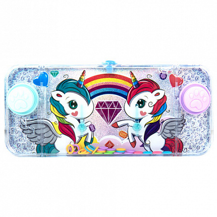 Водная игра ЕДИНОРОЖКИ, 15х7 см, колечки, ассорти, 4 вида, дисплей, JOLLY JOT (ДЖОЛЛИ ДЖОТ), 665997