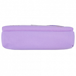 Пенал мягкий ЮНЛАНДИЯ, 2 отделения, полиэстер, "Bunny", фиолетовый, 20х7х9 см, 228989