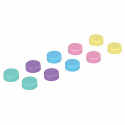 Магниты 20 мм, НАБОР 10 шт., "MACAROONS", BRAUBERG KIDS, блистер, 272520