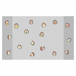 Обложки "HEDGEHOGS" для тетрадей и дневников, КОМПЛЕКТ 10 шт., ПЛОТНЫЕ, 210х350 мм, 110 мкм, FUNSTER (ФАНСТЕР), 274088