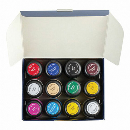 Краски акриловые по коже "Декола", 11 цветов + акриловый лак по 20 мл, в банках, Невская Палитра, 261412142