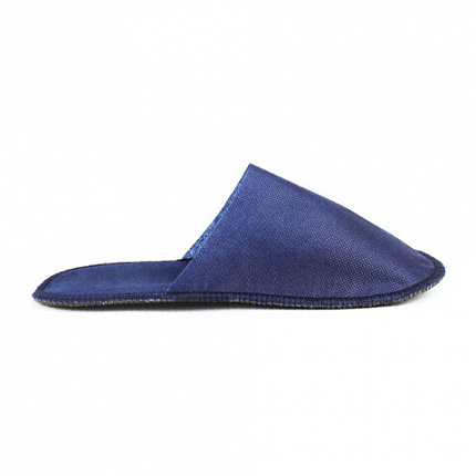 Тапочки одноразовые "Стандарт" закрытые КОМПЛЕКТ 25 пар спанбонд, р. 37-42, синие, SMZ