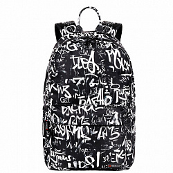 Рюкзак HEIKKI DREAM (ХЕЙКИ) универсальный, с карманом для ноутбука, эргономичный, "Lettering", 42х26х14 см, 273851