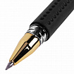 Ручка гелевая с грипом BRAUBERG "EXTRA GT GLD", ЧЕРНАЯ, стандартный узел 0,5 мм, линия 0,35 мм, 143919
