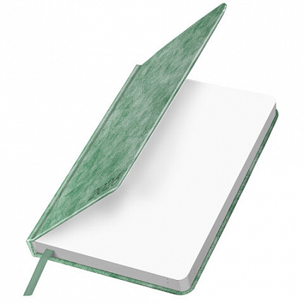 Ежедневник датированный 2026 А5 138х213 мм, BRAUBERG "Ice", под кожу, темно-зеленый, 117391