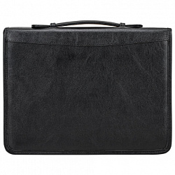 Папка из кожзаменителя на молнии с ручкой, 8-013