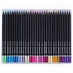 Карандаши цветные чёрное дерево BRAUBERG BLACK WOOD, 120 цветов, мягкий грифель 3 мм, 182046