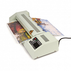 Ламинатор BRAUBERG FGK-320, формат А3, толщина пленки 1 сторона 60-250 мкм, скорость 51 см/мин., 531351