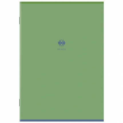 Тетрадь А4 96 л. STAFF College скоба, клетка, офсет №2 ЭКОНОМ, обложка картон, ОДНОТОННАЯ, 405620